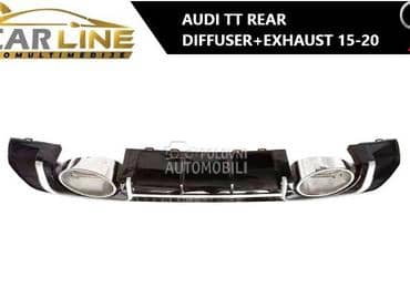 ZADNJI DIFUZOR SA AUSPUHOM za Audi TT, TT RS