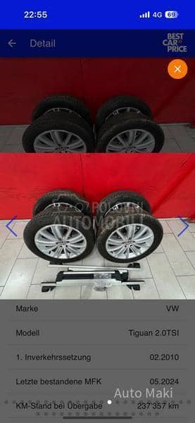 Aluminijumske felne  18" 5 x 112