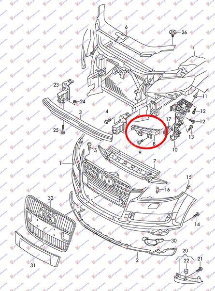 NOSAC PREDNJEG BRANIKA GORNJI