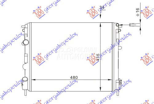 HLADNJAK MOTORA BENZIN/DIZEL (