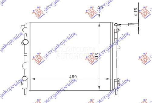 HLADNJAK MOTORA BENZIN/DIZEL (