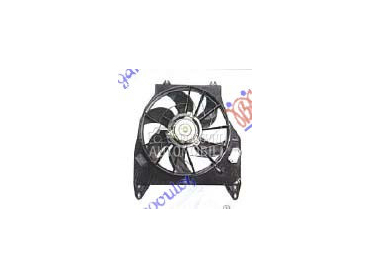 VENTILATOR HLADNJAKA KOMPLET ( za Renault Kangoo od 1998. do 2003. god.