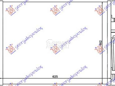HLADNJAK KLIME BENZIN/DIZEL (5 za Volvo XC60 od 2008. do 2013. god.