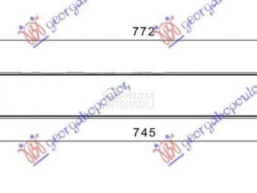 HLADNJAK MOTORA DODATNI 1.2/1. za Volkswagen Polo od 2009. do 2014. god.