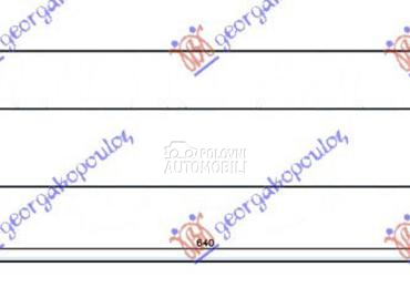 HLADNJAK INTERKULERA 1.2-1.4-1 za Audi A1 od 2014. do 2018. god.