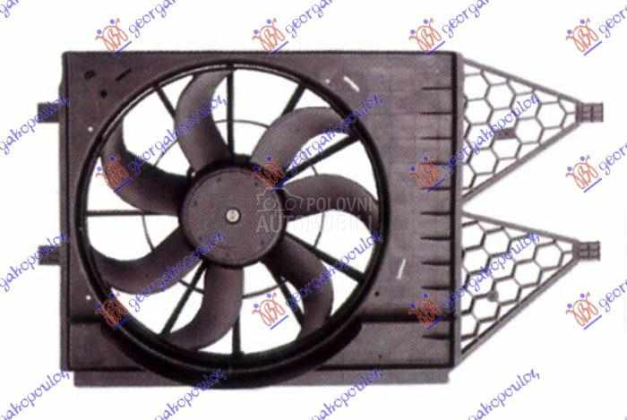 VENTILATOR KOMPLET (1.2/1.4TSI