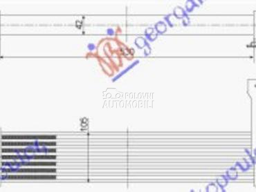 HLADNJAK INTERKULERA 1.5 DCI ( za Renault Kangoo od 2003. do 2008. god.