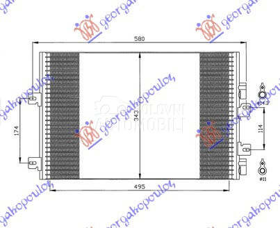 HLADNJAK KLIME 1.5cc DIZEL (50