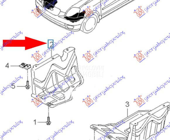 ZASTITA MOTORA PLASTICNA (O)