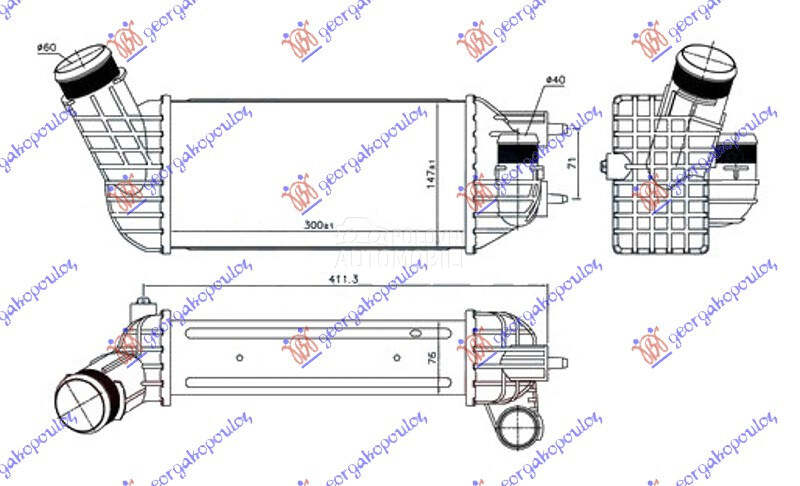 HLADNJAK INTERKULERA 2.0 HDI D