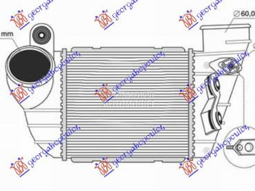HLADNJAK INTERKULERA 1.8T BENZ za Audi TT od 1998. do 2006. god.