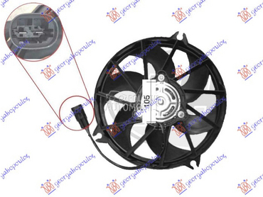 VENTILATOR KOMPLET (1.6/2.0 DI za Citroen Jumpy od 2007. do 2016. god.