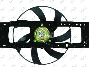 VENTILATOR HLADNJAKA KOMPLET ( za Renault Clio od 1994. do 1995. god.