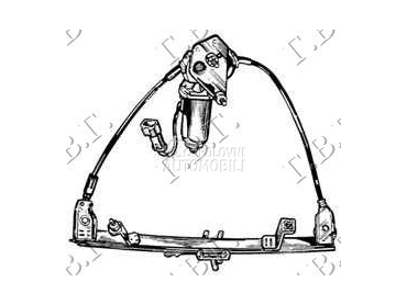 PODIZAC PREDNJEG PROZORA ELEKT za Renault Clio od 1994. do 1995. god.