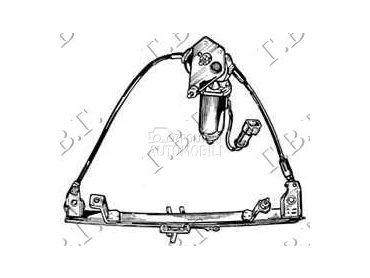 PODIZAC PREDNJEG PROZORA ELEKT za Renault Clio od 1994. do 1995. god.