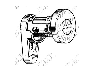 CILINDAR BRAVE PREDNJIH VRATA za Renault Express od 1995. do 1998. god.