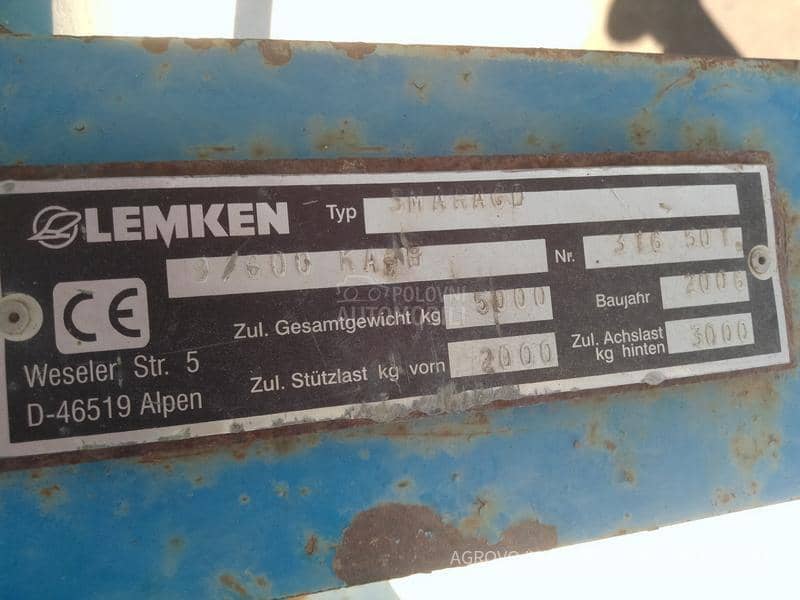 Lemken Smaragd 600 KA B