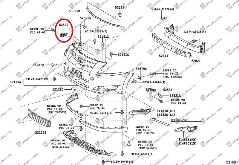 NOSAC PREDNJEG BRANIKA BOCNI P