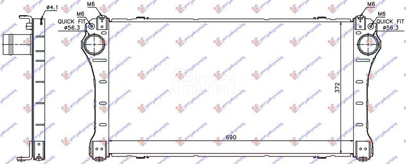 HLADNJAK INTERKULERA 2.0-2.2 D