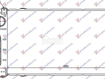 HLADNJAK INTERKULERA 2.0-2.2 D za Toyota Corolla od 2007. do 2011. god.