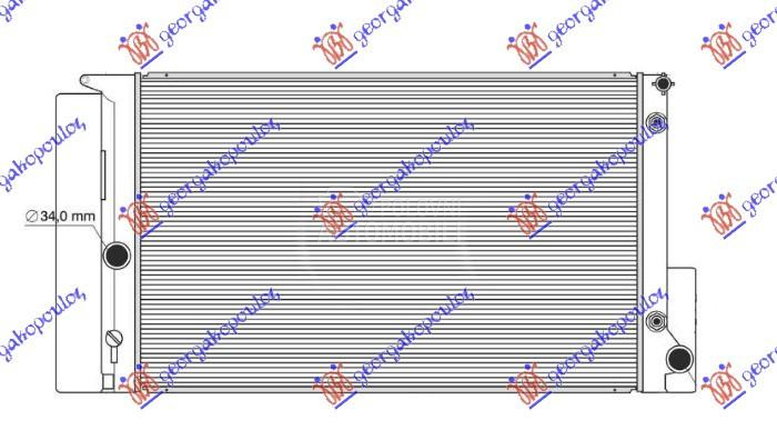 HLADNJAK MOTORA 1.3/1.4/1.6/1.