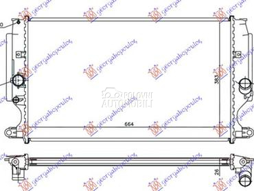 HLADNJAK MOTORA 2.0/2.2 D4D DI za Toyota Auris od 2015. do 2019. god.