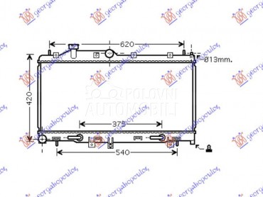 HLADNJAK MOTORA 2.0i/16 TURBO za Subaru Legacy od 2004. do 2010. god.