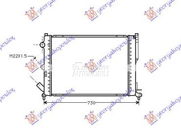 HLADNJAK MOTORA 1.8/2.0 (63.4x za Renault Laguna od 1994. do 1998. god.