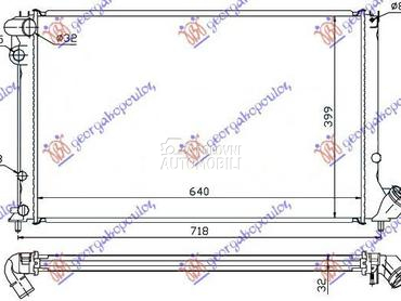 HLADNJAK MOTORA 1.8 8V/16V 2.0 za Peugeot 406 od 1996. do 2005. god.