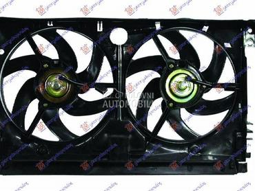 VENTILATOR HLADNJAKA (DUPLI) K za Peugeot 406 od 1996. do 2005. god.
