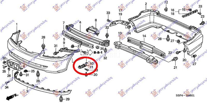 NOSAC PREDNJEG BRANIKA BOCNI P