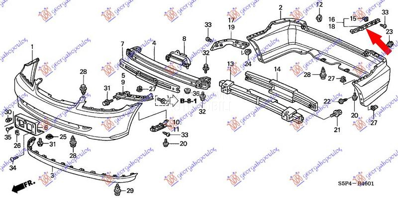 NOSAC ZADNJEG BRANIKA BOCNI PL