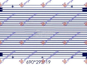 HLADNJAK KLIME ZA SVE MODELE ( za Nissan Almera od 1996. do 1998. god.