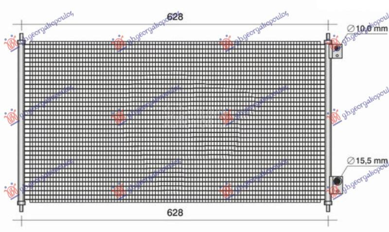 HLADNJAK KLIME 1.4i/1.6i/1.7i