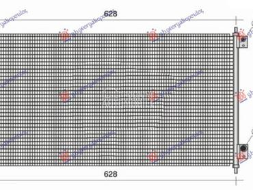 HLADNJAK KLIME 1.4i/1.6i/1.7i za Honda Accord od 1998. do 2001. god.