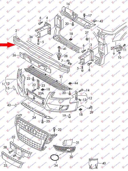 SINA PREDNJEG BRANIKA ALUMINIJ