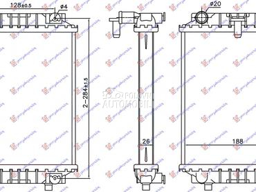 HLADNJAK MOTORA DODATNI 3.0 TF za Audi A8 od 2013. do 2017. god.