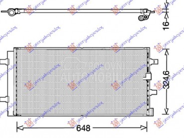 HLADNJAK KLIME BENZIN/DIZEL (6 za Audi A5 od 2007. do 2011. god.