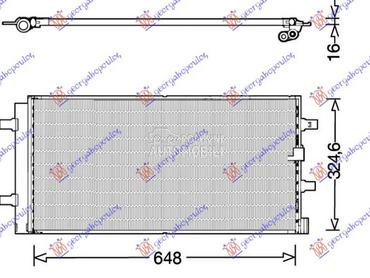 HLADNJAK KLIME BENZIN/DIZEL (6 za Audi Q5 od 2012. do 2016. god.