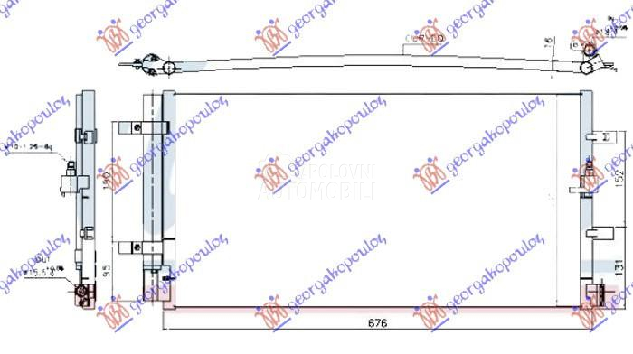 HLADNJAK KLIME 3.0 TFSi/3.2 FS