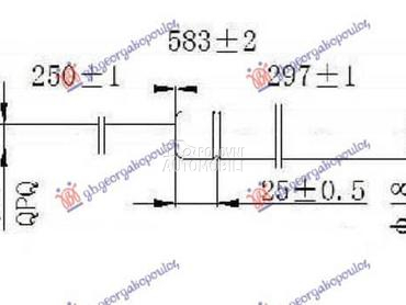 AMORTIZER GEPEK VRATA 460... za Škoda Octavia od 2004. do 2008. god.