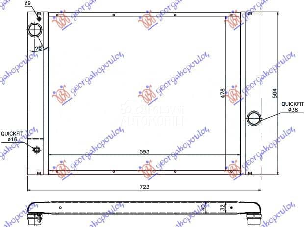 HLADNJAK MOTORA ZA SVE...