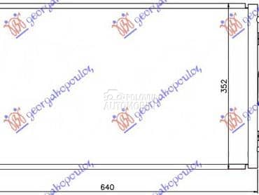 HLADNJAK KLIME BENZIN/DIZEL za BMW Serija 3 od 2012. do 2020. god.