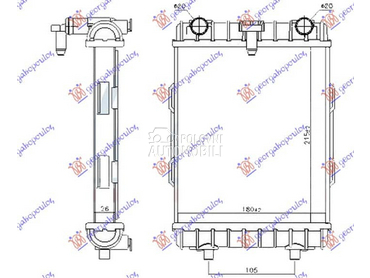 HLADNJAK MOTORA DODATNI... za Audi A3 od 2012. do 2016. god.