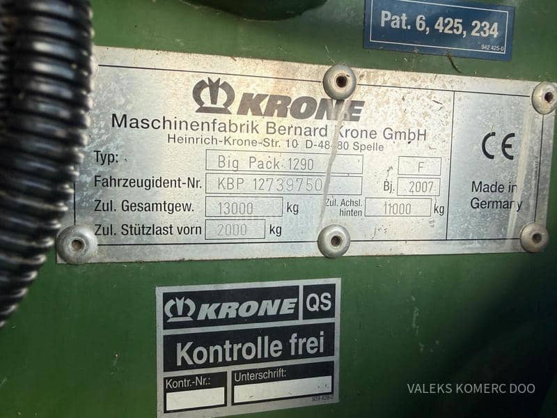 Krone BigPack 12900 XC HDP