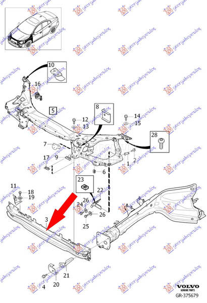 SINA PREDNJEG BRANIKA ALUMINIJ