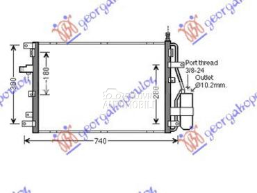 HLADNJAK KLIME BENZIN/DIZEL (6 za Volvo XC90 od 2003. do 2014. god.