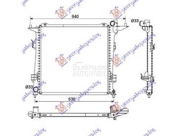 HLADNJAK MOTORA 2.0 CRDi... za Hyundai i30 od 2007. do 2012. god.