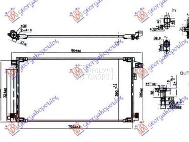HLADNJAK KLIME 1.8 HIBRID... za Toyota Corolla za 2019. god.