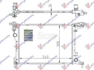 HLADNJAK MOTORA 1.4 BENZIN za Fiat Tipo od 2016. do 2021. god.